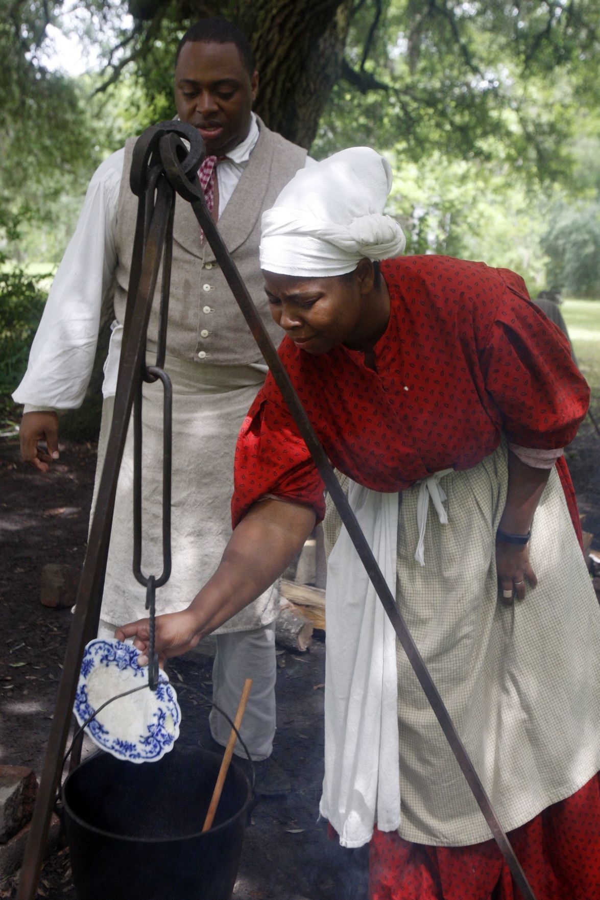Slave reenactors